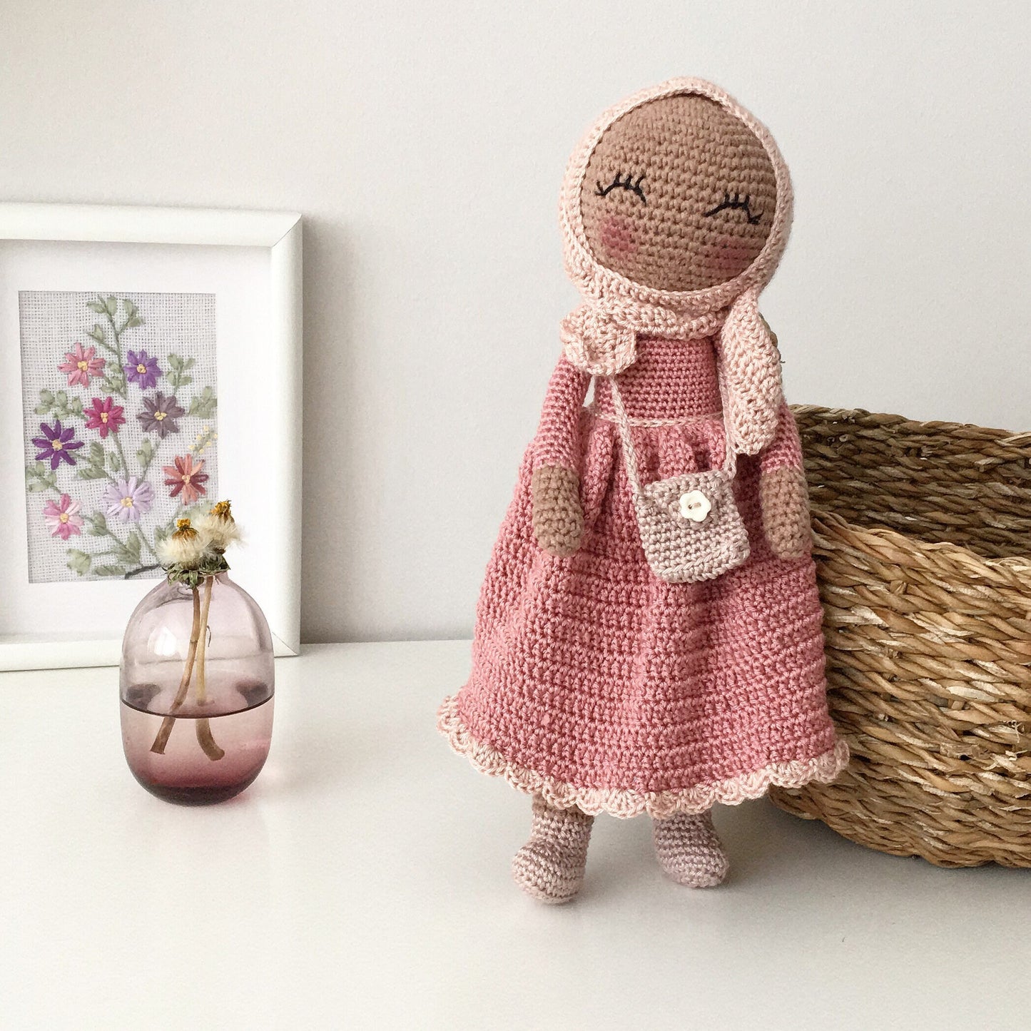 Handmade Hijab Doll: Crochet Muslim Gift, Ramadan Eid Present