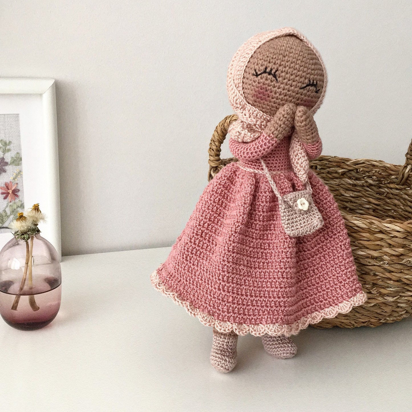 Handmade Hijab Doll: Crochet Muslim Gift, Ramadan Eid Present