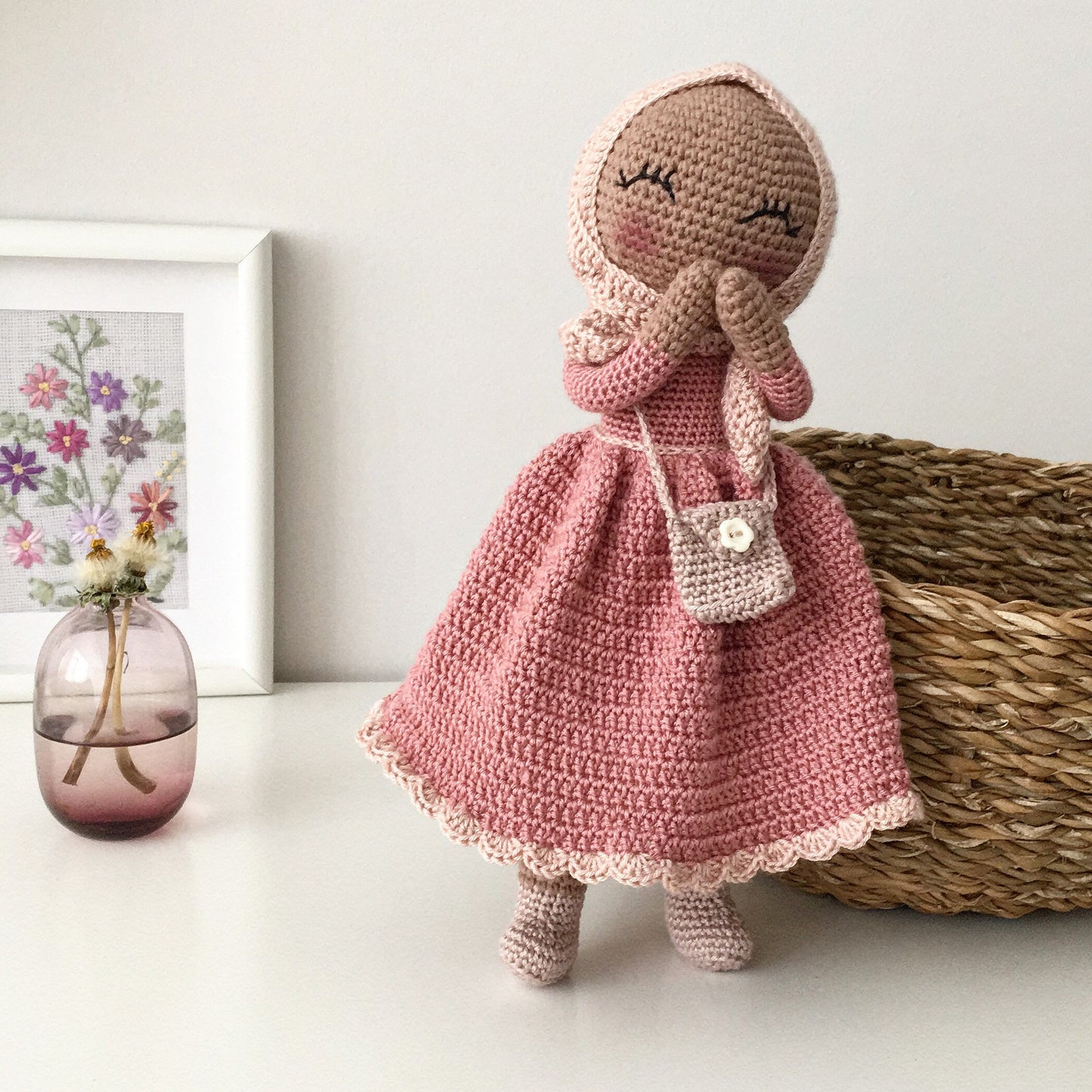 Handmade Hijab Doll: Crochet Muslim Gift, Ramadan Eid Present
