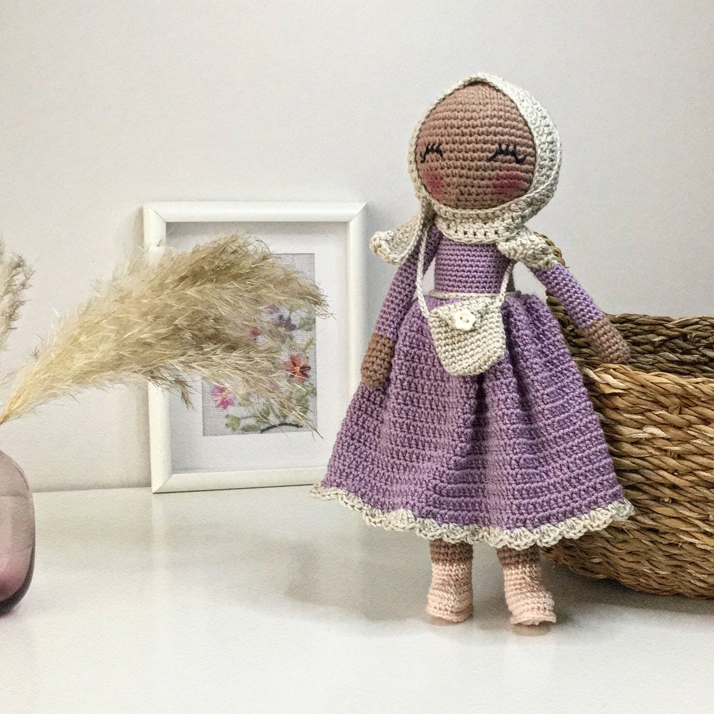 Handmade Hijab Doll: Crochet Muslim Gift, Ramadan Eid Present