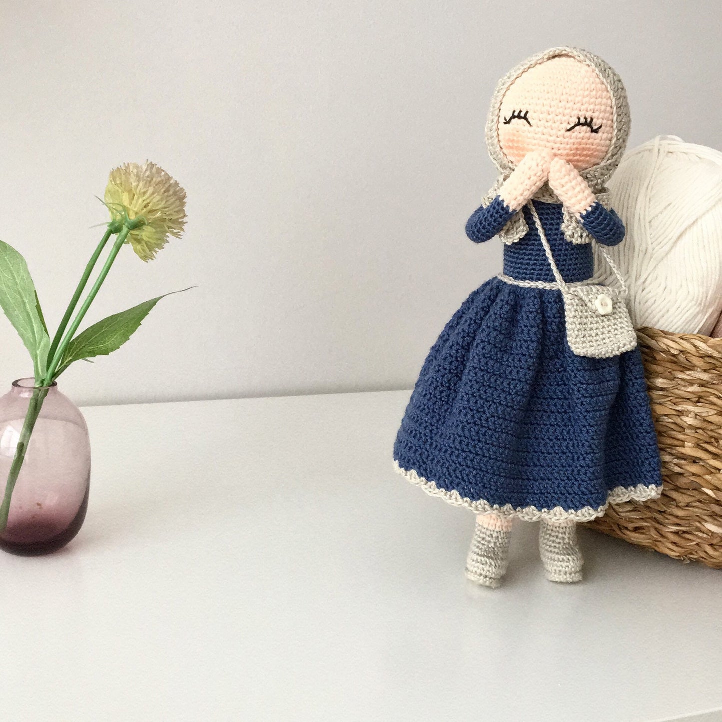 Handmade Hijab Doll: Amigurumi Muslim Gift for Eid