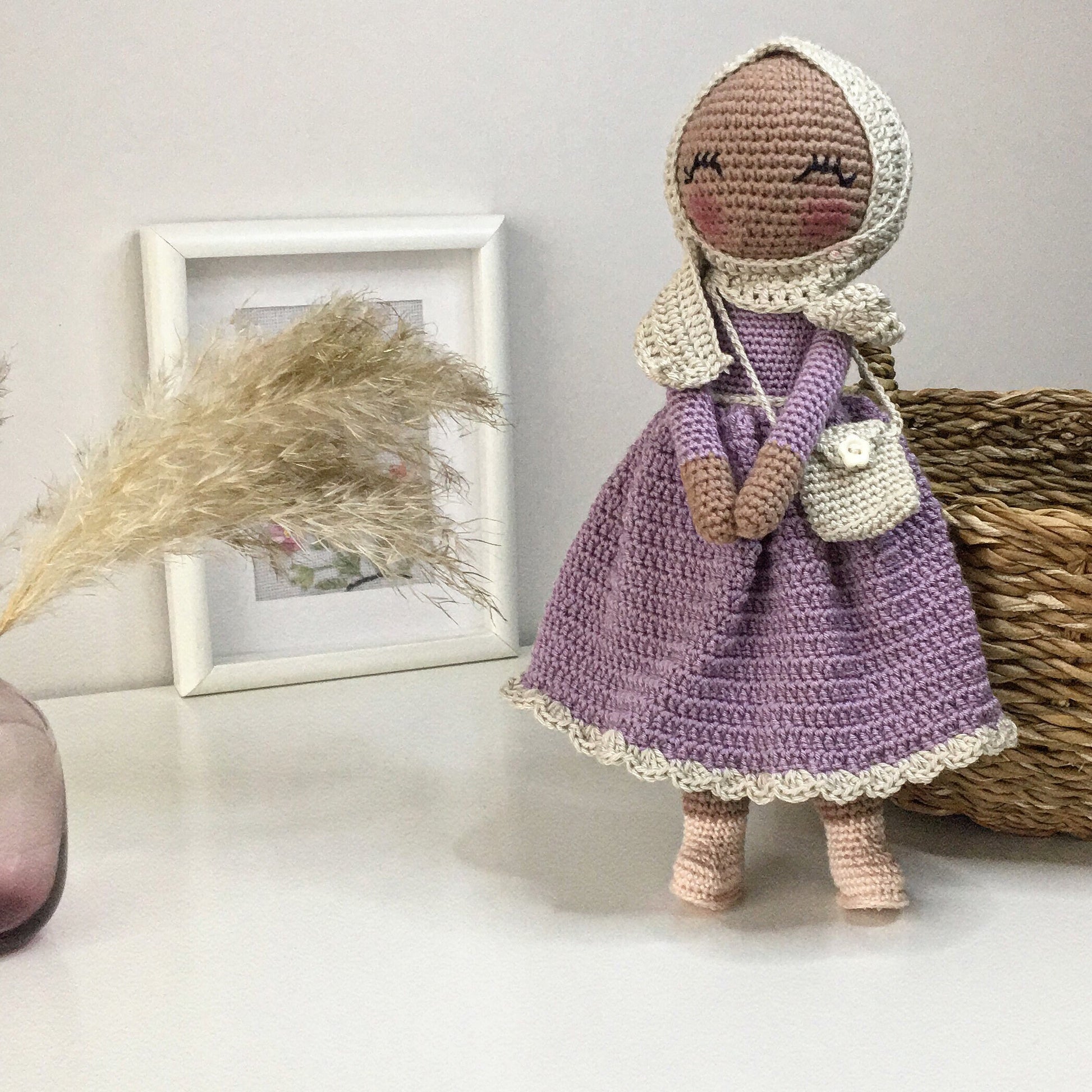 Handmade Hijab Doll: Crochet Muslim Gift, Ramadan Eid Present