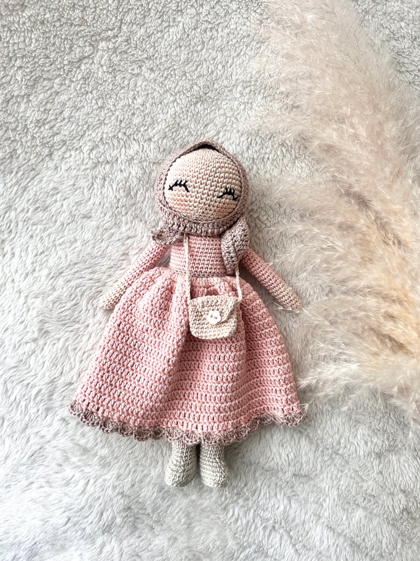 Crochet Muslim Doll with Hijab: Ramadan/Eid Gift