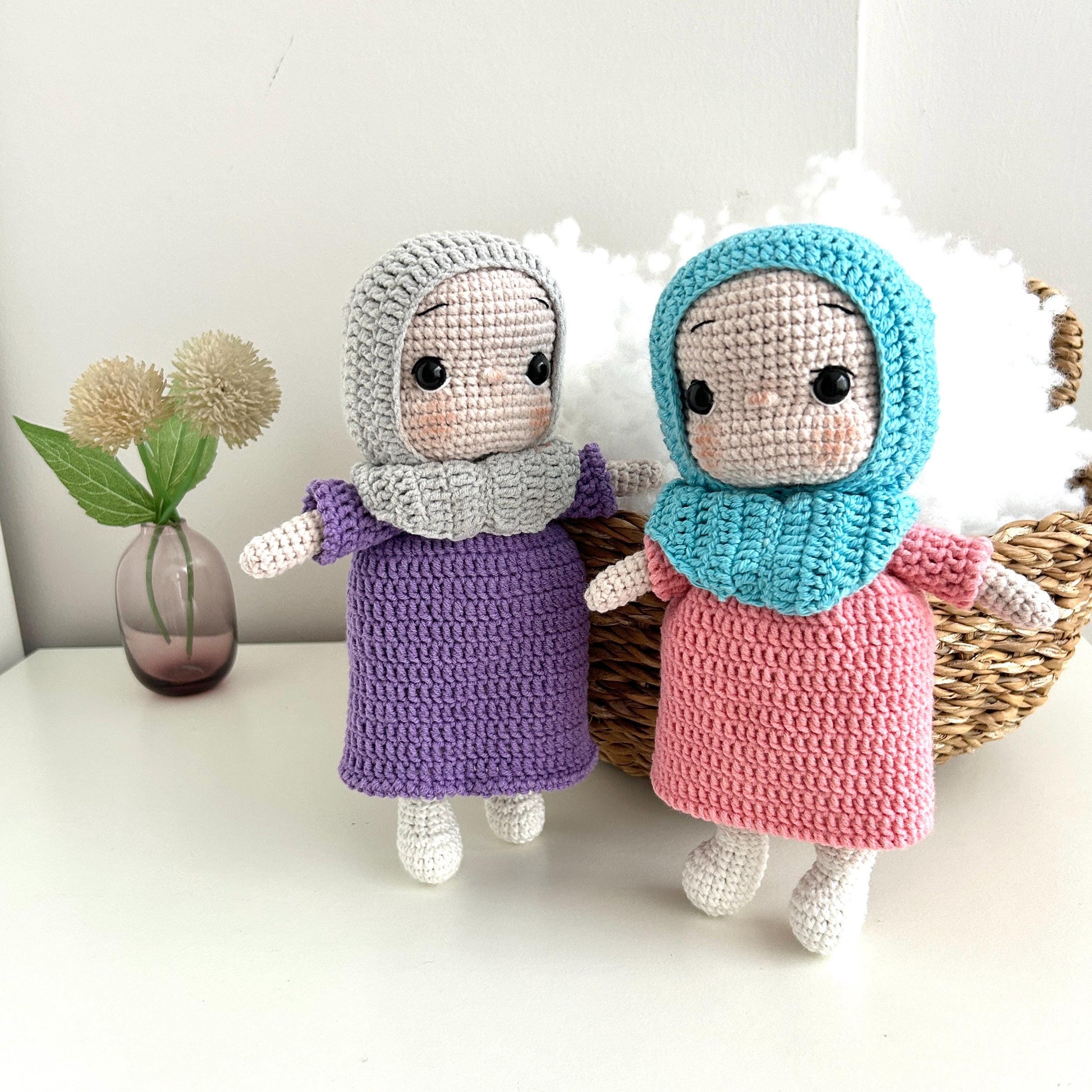 Handmade Crochet Hijab Doll: Muslim Ramadan Gift