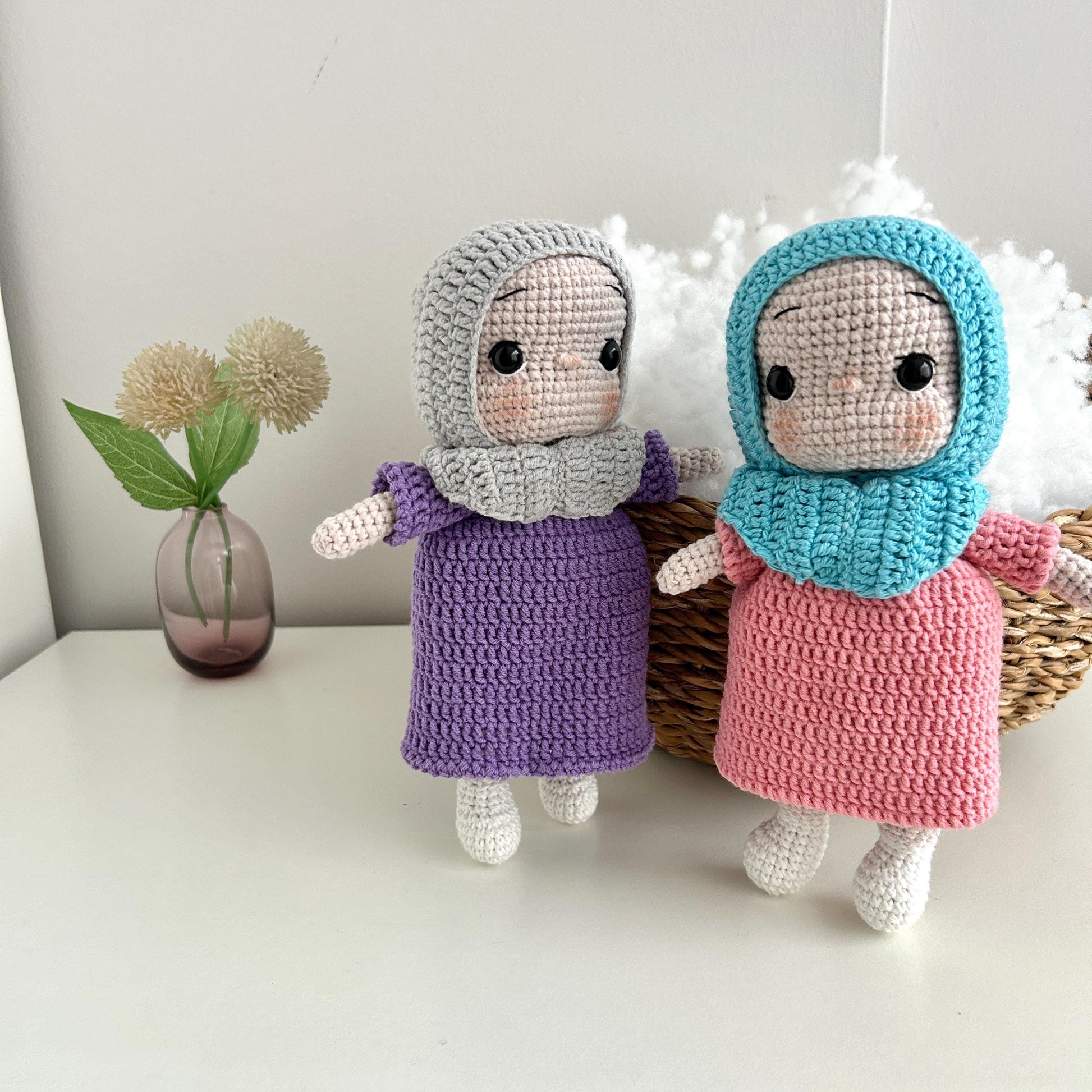 Handmade Crochet Hijab Doll: Muslim Ramadan Gift