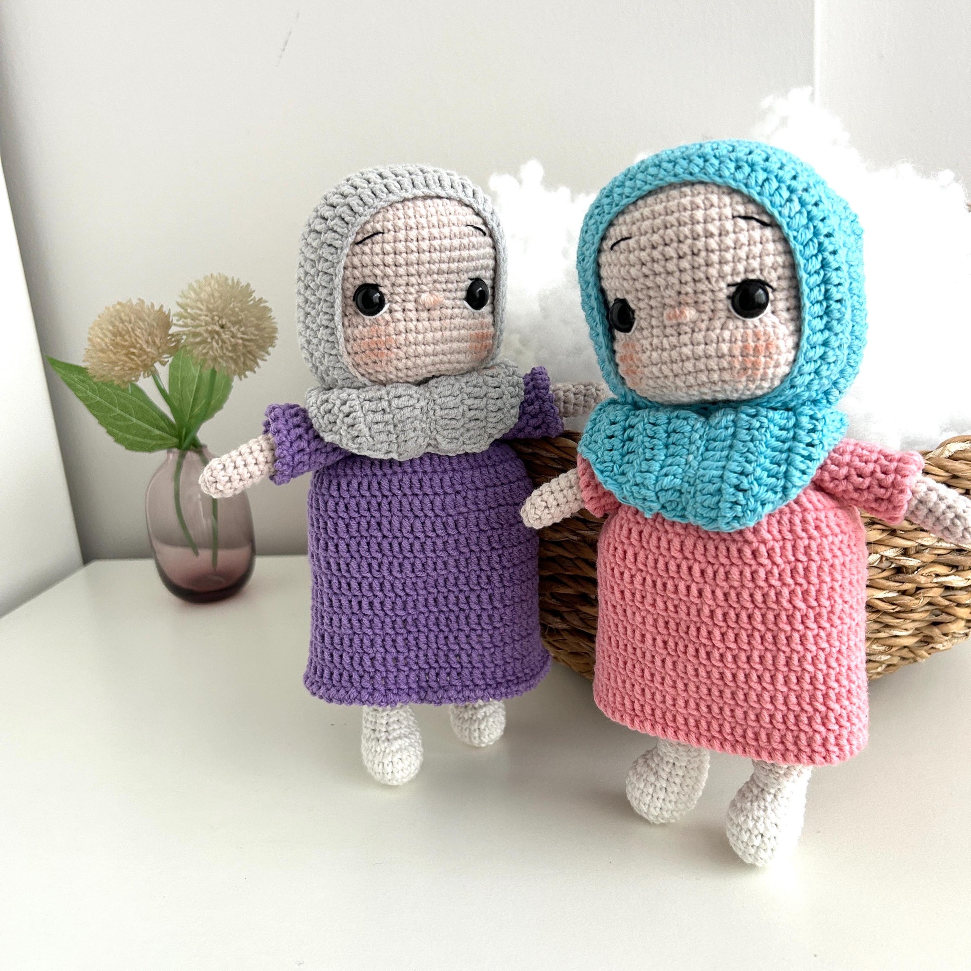 Handmade Crochet Hijab Doll: Muslim Ramadan Gift