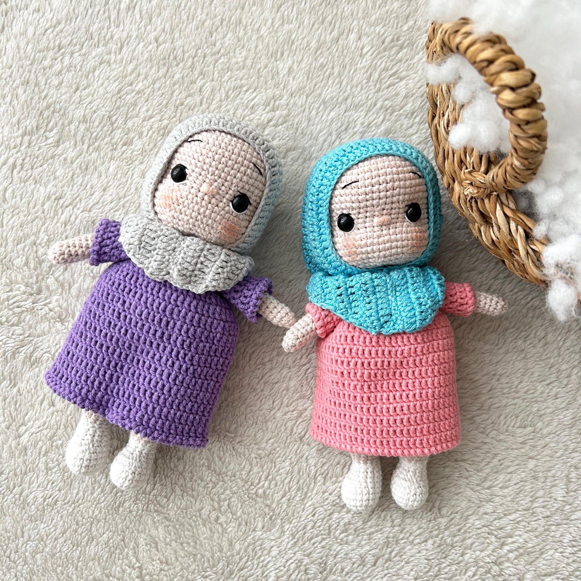 Handmade Crochet Hijab Doll: Muslim Ramadan Gift