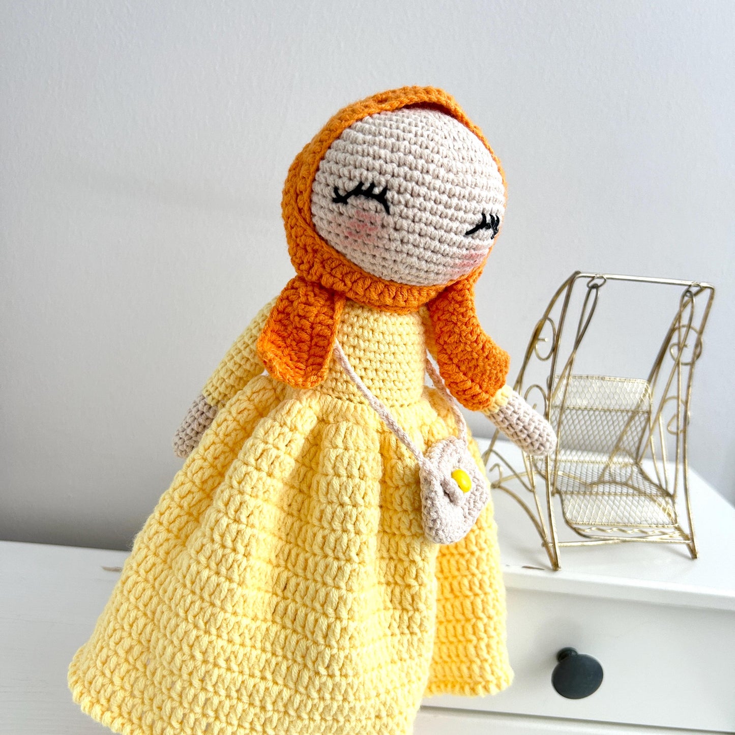 Handmade Crochet Muslim Doll: Ramadan Gift, Eid Gift