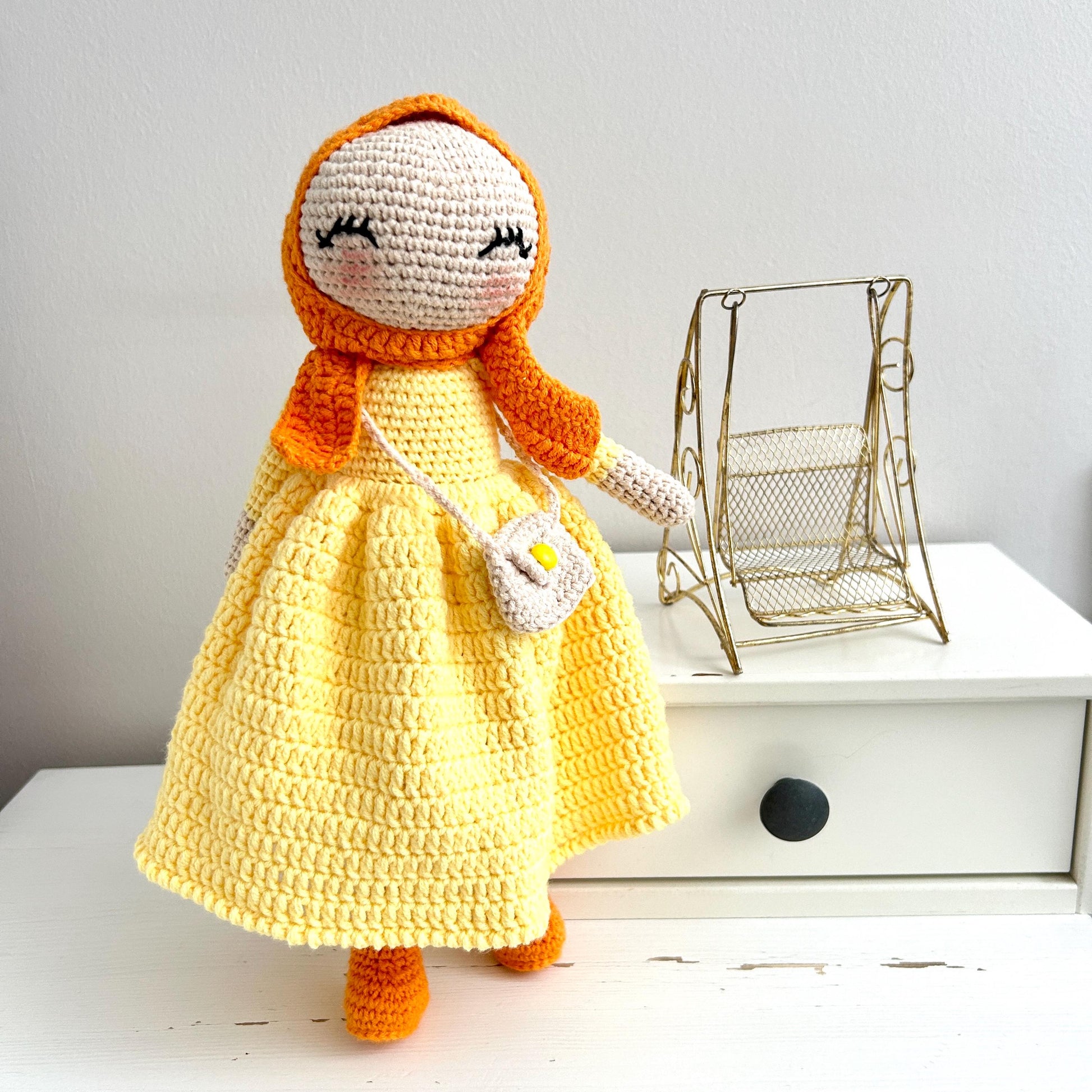 Handmade Crochet Muslim Doll: Ramadan Gift, Eid Gift