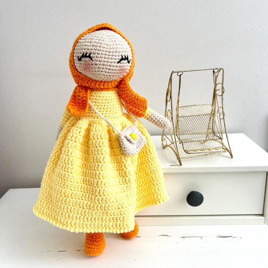 Handmade Crochet Muslim Doll: Ramadan Gift, Eid Gift
