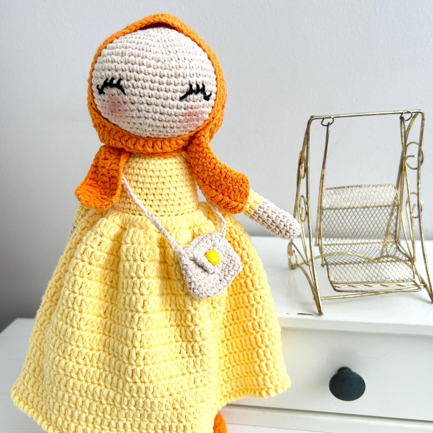 Handmade Crochet Muslim Doll: Ramadan Gift, Eid Gift