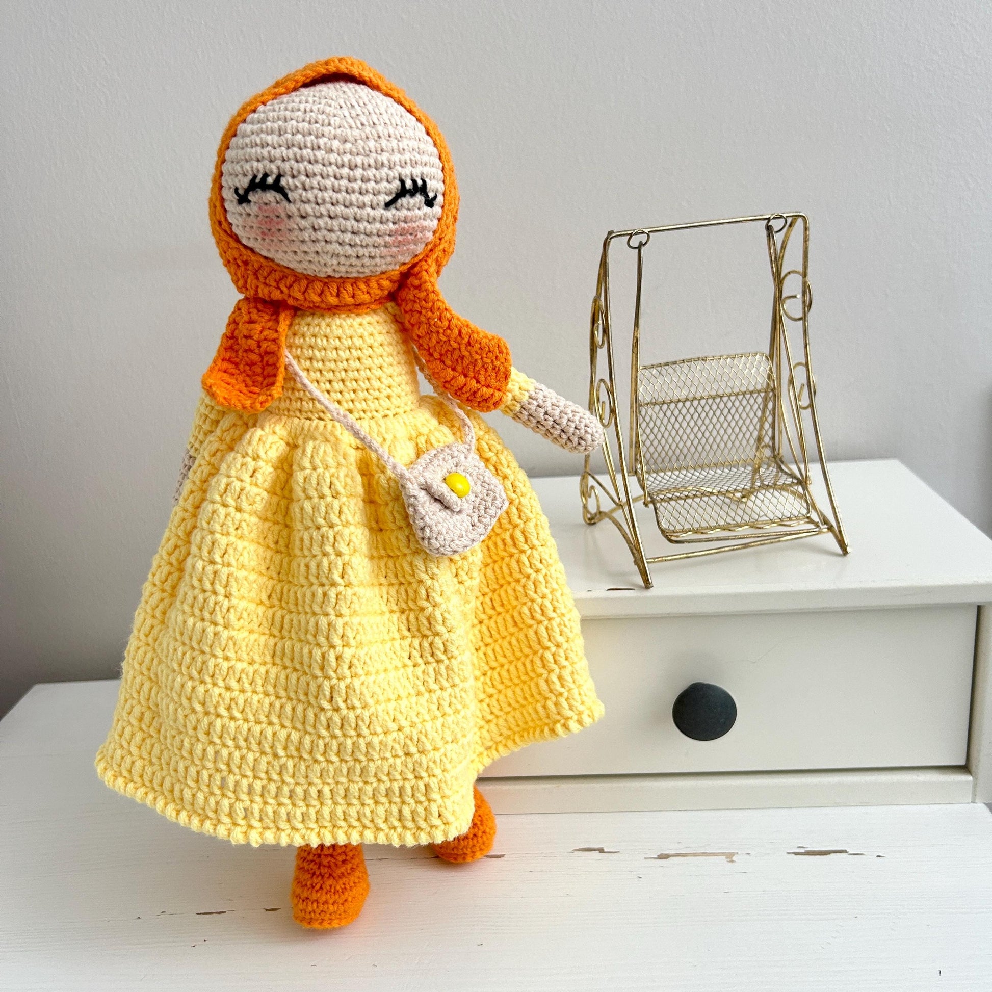 Handmade Crochet Muslim Doll: Ramadan Gift, Eid Gift