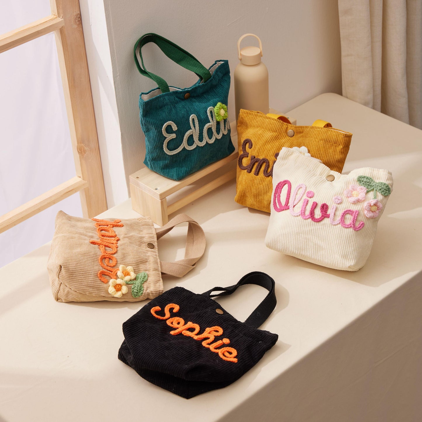 Personalized Name Handbag: Custom Children's Gift,Custom Name Handbag,Baby Shower Gifts, School Children's handbags,Back to School