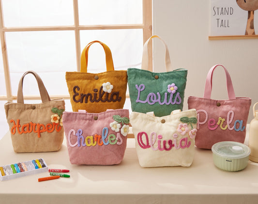 Personalized Name Handbag: Custom Children's Gift,Custom Name Handbag,Baby Shower Gifts, Traveling Children's handbags,Birthday Gift