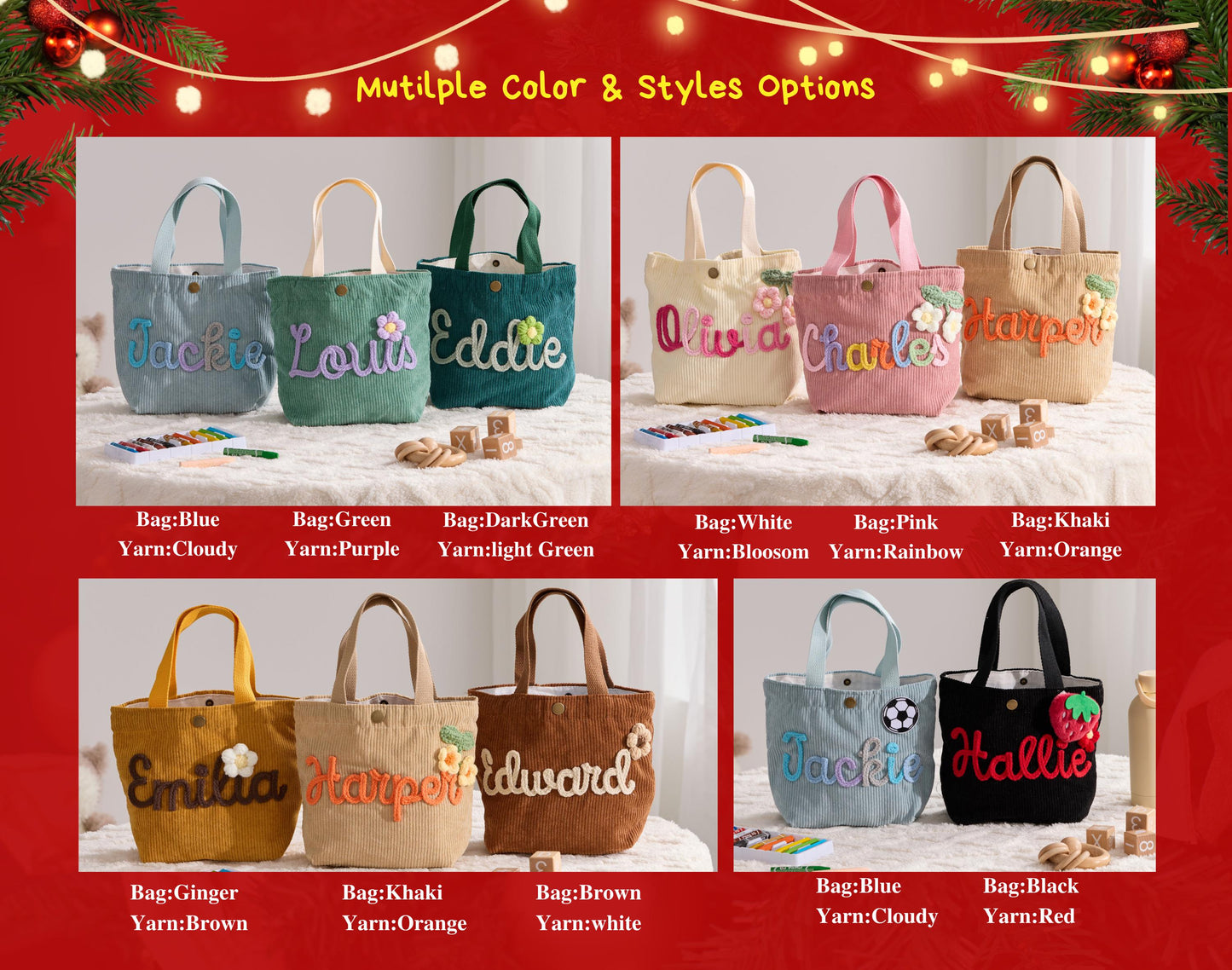 Personalized Name Handbag: Custom Children's Gift,Custom Name Handbag,Baby Shower Gifts, Traveling Children's handbags,Birthday Gift