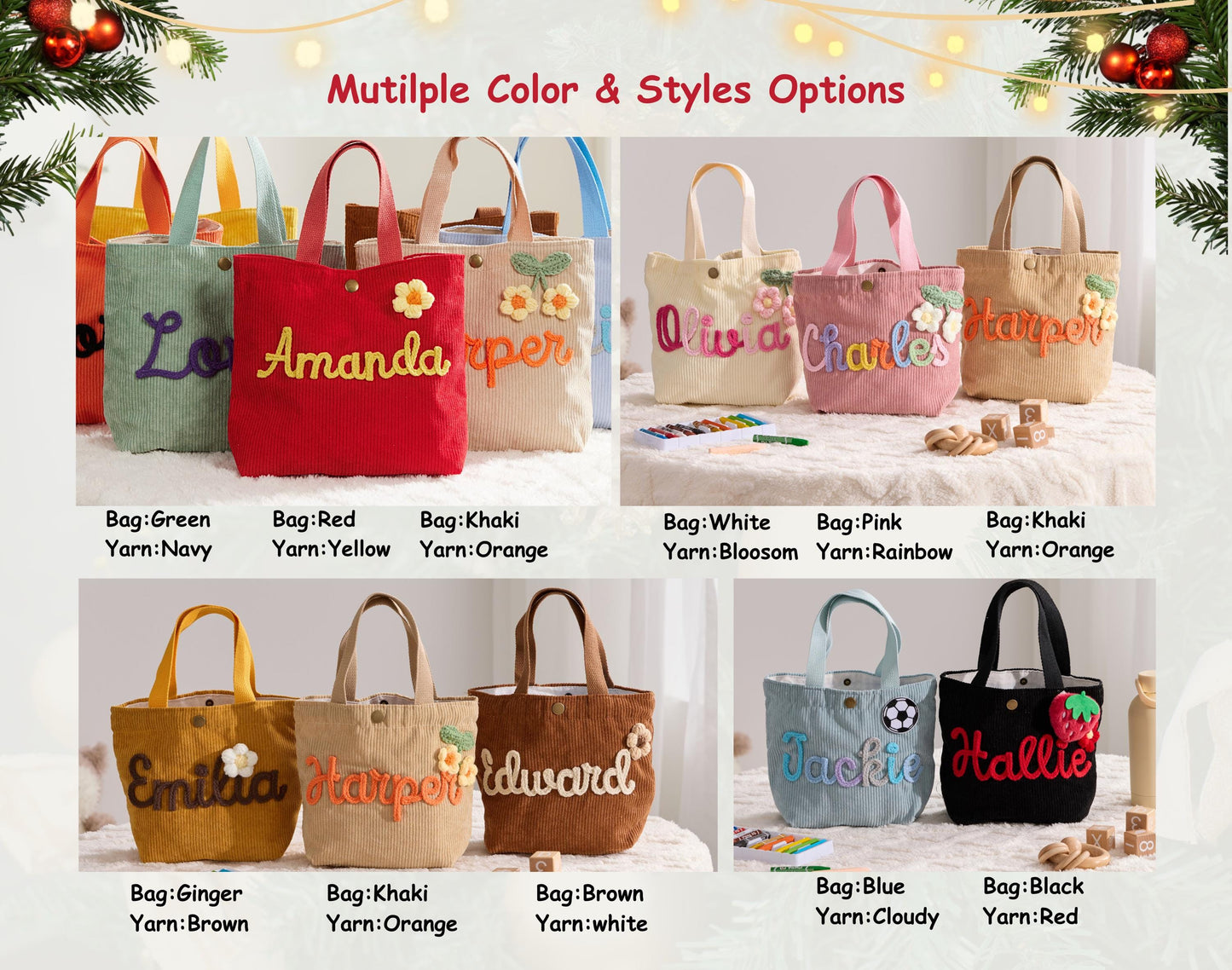 Personalized Name Handbag: Custom Children's Gift,Custom Name Handbag,Baby Shower Gifts, Traveling Children's handbags,Birthday Gift