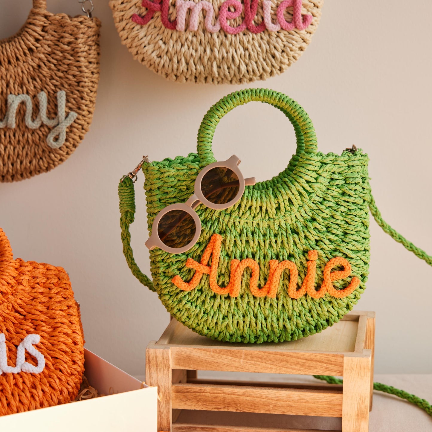 Custom Beach Straw tote bag,Personalized Beach tote Bag,Custom Straw Handbag,Custom Beach tote bag,Handwoven crossbody Bag,Easter Gift