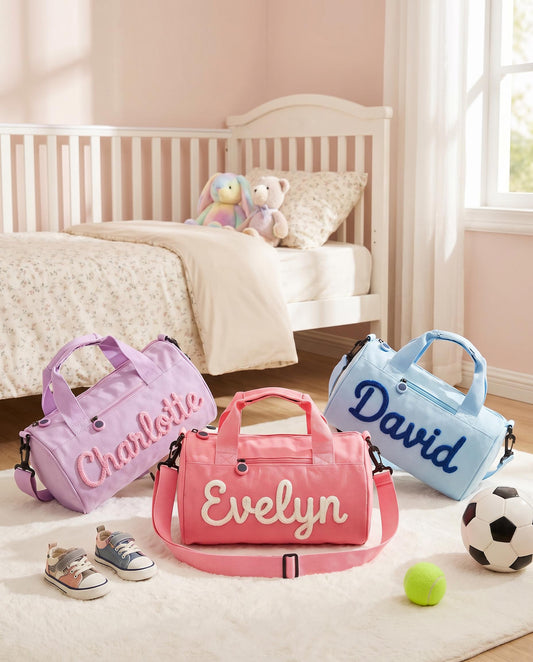 Personalized Kids Duffel Bag, Sports&Dance Bag, Custom Gym Bag, Daily Activity Bag,Hospital Bag,Vacation Travel Luggage, Back To School Gift