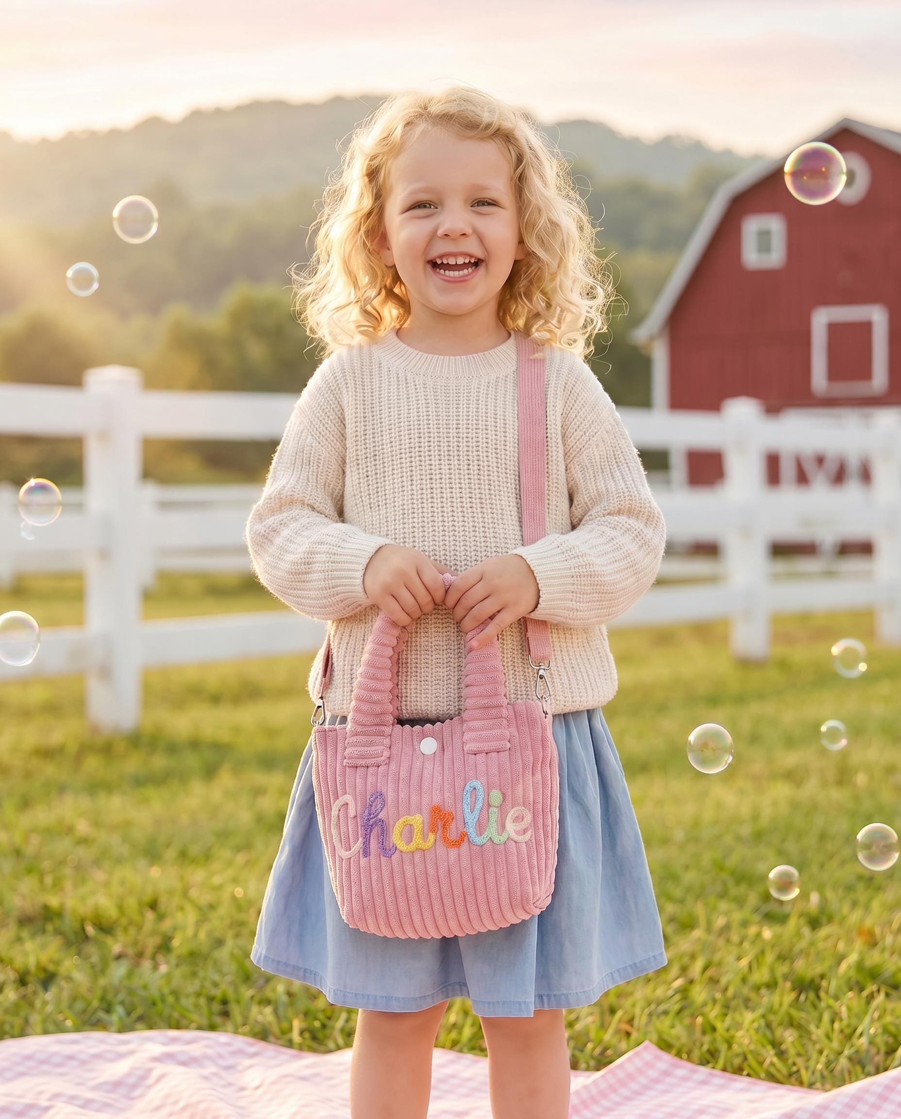 Custom Name Crossbody & handbag: Custom Children's tote bag,Custom Name Tote Handbag,Baby Shower Gifts, Children's handbags, Back to School
