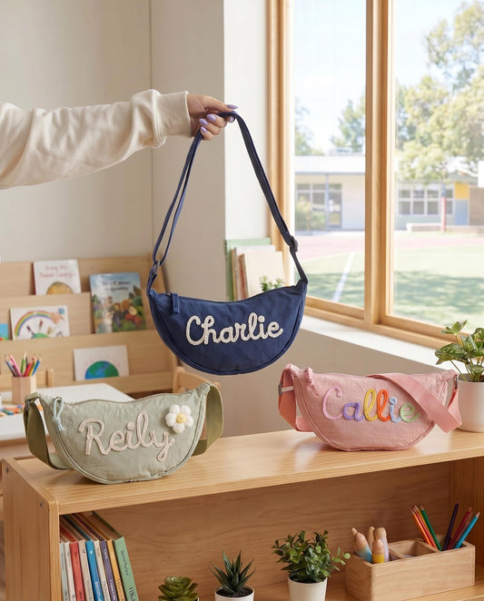 Custom Name Crossbody & handbag: Custom Children's tote bag,Custom Name Tote Handbag,Baby Shower Gifts, Children's name handbags,Easter Gift