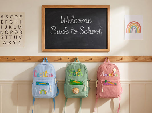 Custom Embroidered Name Backpack: Personalized School Bag,Back to School Kid Gift,Preschool School Bag, Backpack With Name, Back to School