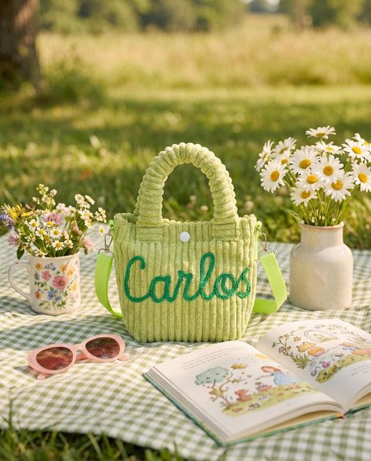Custom Name Crossbody bag: Custom Children's tote bag,Custom Name Tote Handbag,Baby Shower Gifts, Children's name handbags,Easter Gift
