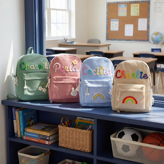 Custom Embroidered Name Backpack: Personalized School Bag,Back to School Kid Gift,Preschool School Bag, Backpack With Name, Back to School