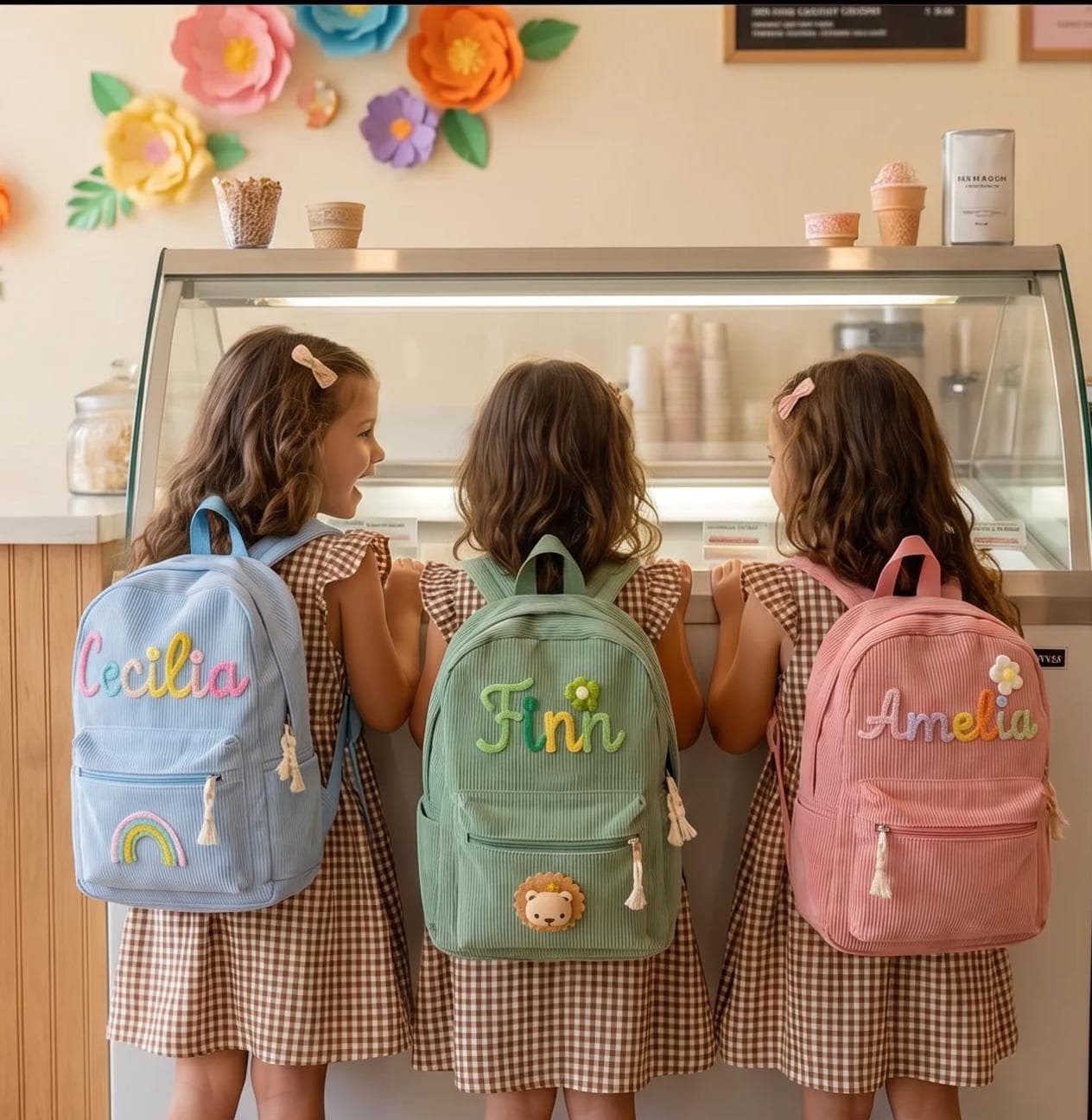 Custom Embroidered Name Backpack: Personalized School Bag,Back to School Kid Gift,Preschool School Bag, Backpack With Name, Back to School