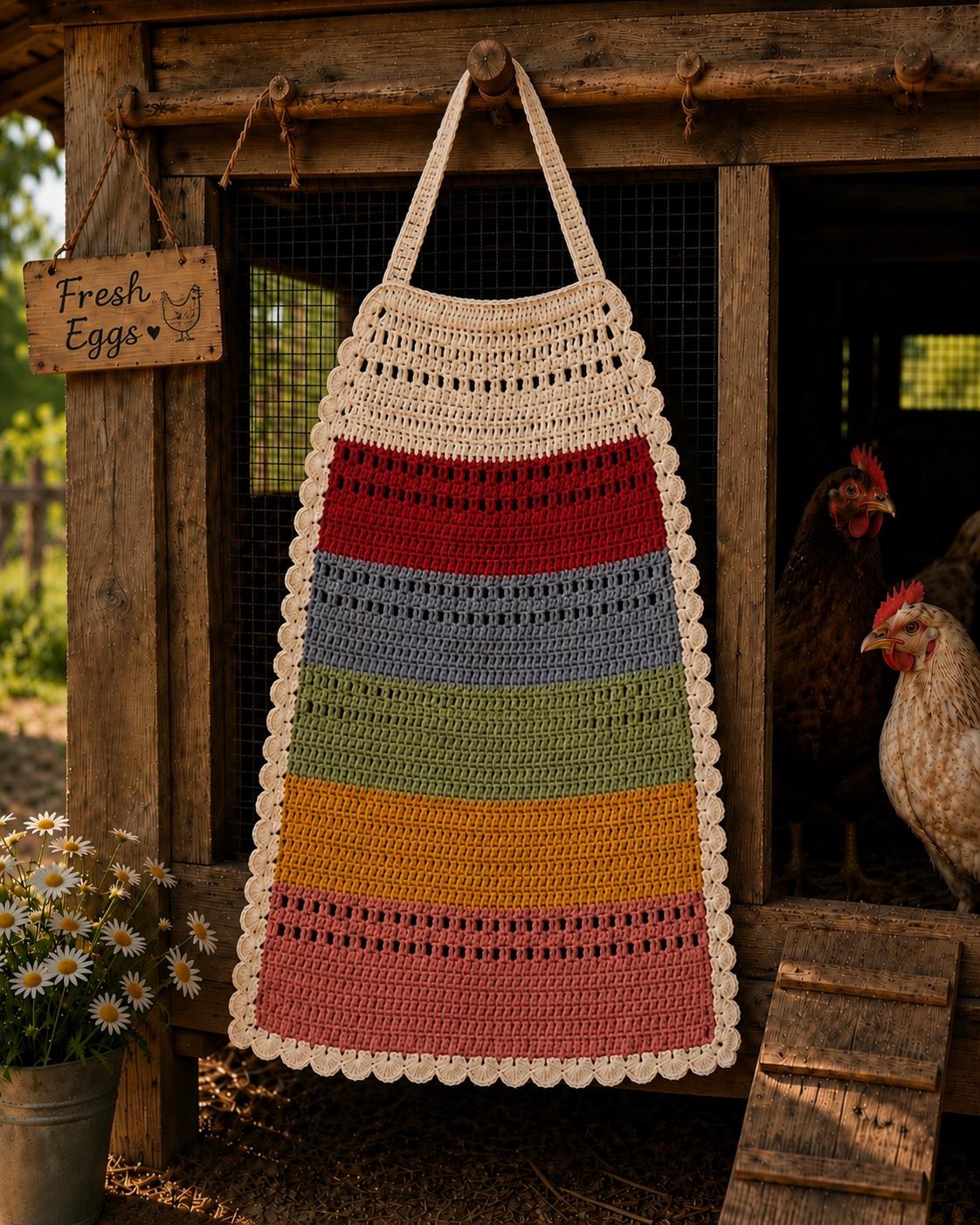 Viral Farm Apron, Kitchen Apron