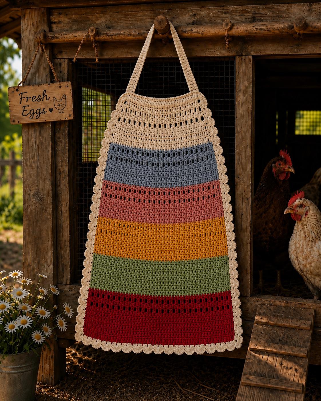 Viral Farm Apron, Kitchen Apron
