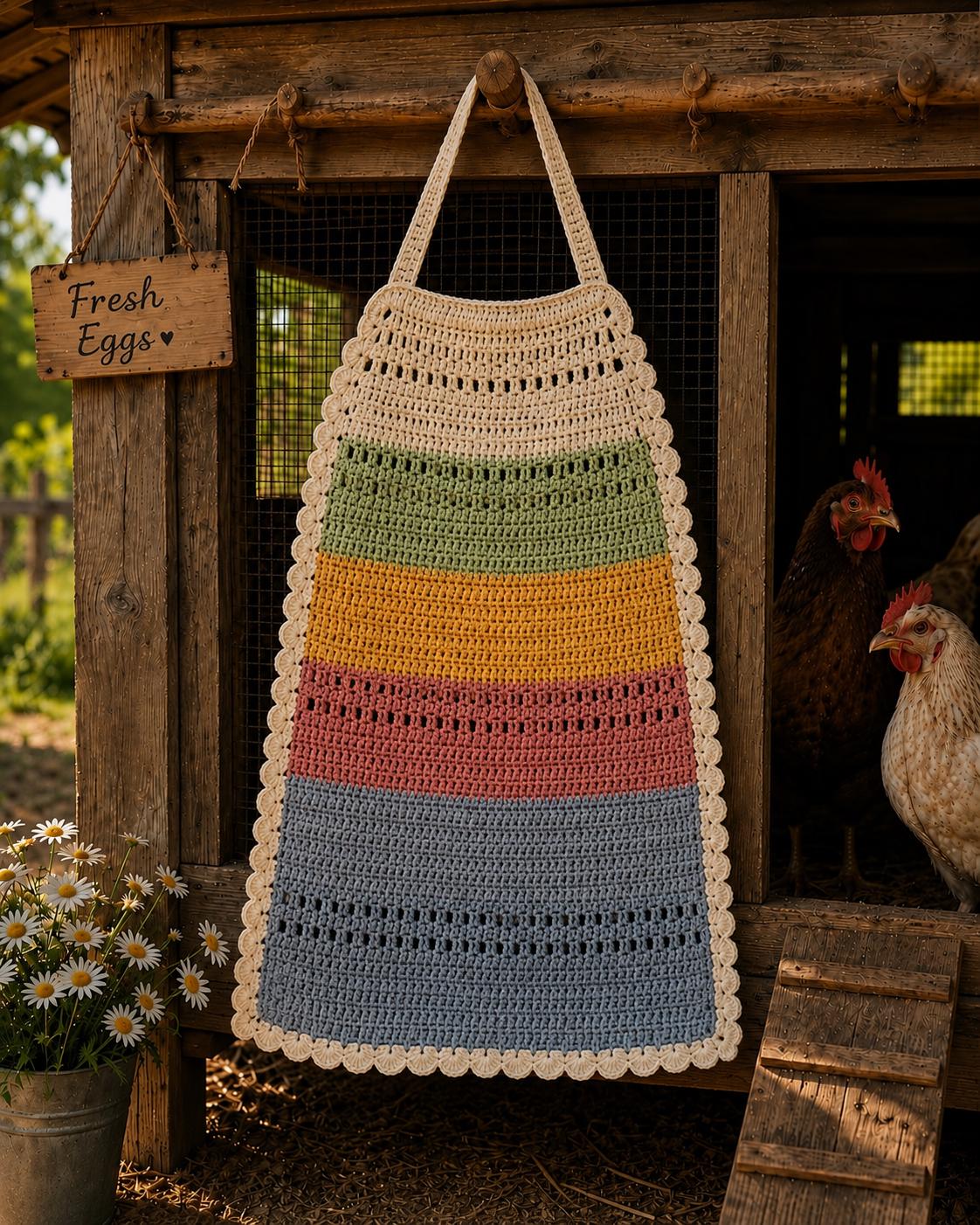Viral Farm Apron, Kitchen Apron
